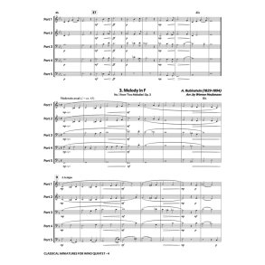 Classical Miniatures for Wind Quintet : 5 Pieces for All Occasions